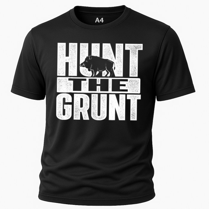 Hunt The Grunt - Boar Hunting Wild Hog Hunter Cooling Performance Crew T-Shirt