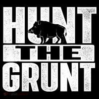 Hunt The Grunt - Boar Hunting Wild Hog Hunter 7-Panel Snapback Hat