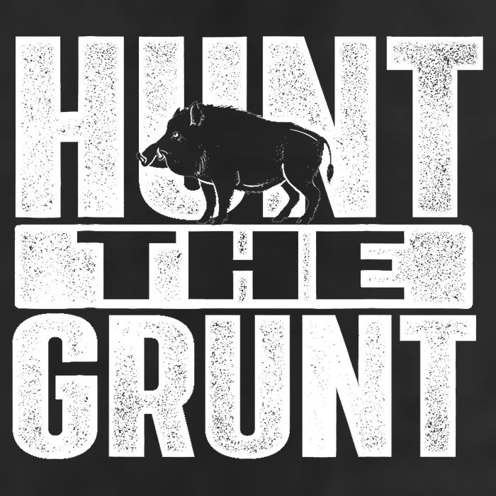 Hunt The Grunt - Boar Hunting Wild Hog Hunter Golf Towel