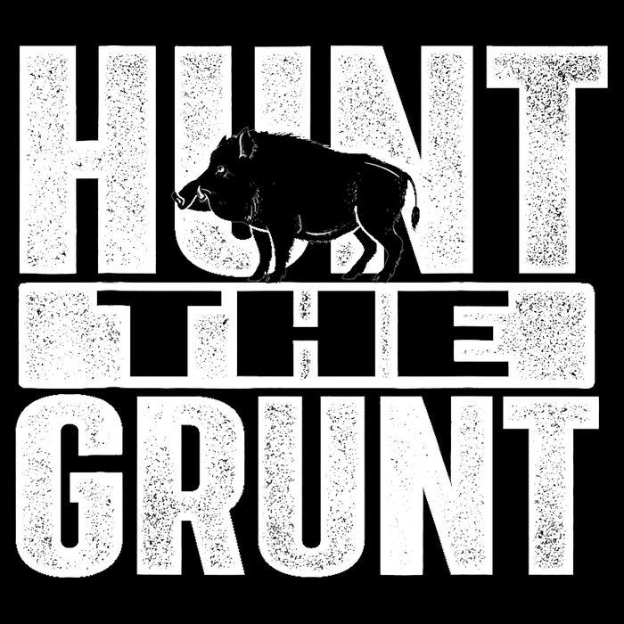 Hunt The Grunt - Boar Hunting Wild Hog Hunter Wool Snapback Cap