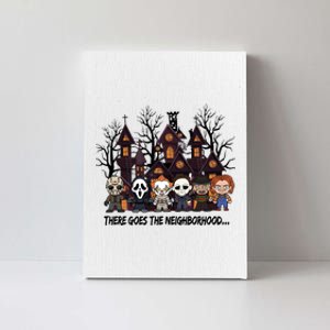 Halloween There Goes The Neighborhood Horror Characters Canvas