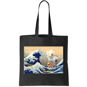 Hokusai The Great Wave Off Kanagawa Japanese Art Anime Tote Bag