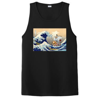 Hokusai The Great Wave Off Kanagawa Japanese Art Anime PosiCharge Competitor Tank