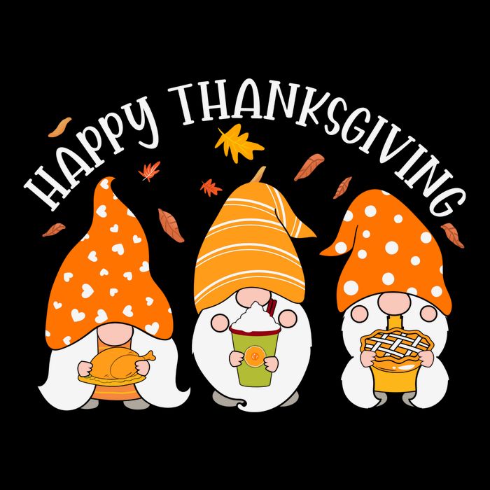 Happy Thanksgiving Gnome Festive Holiday Backpack