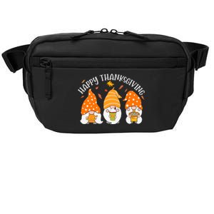 Happy Thanksgiving Gnome Festive Holiday Crossbody Pack