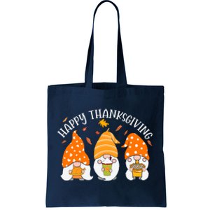 Happy Thanksgiving Gnome Festive Holiday Tote Bag