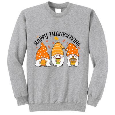 Happy Thanksgiving Gnome Festive Holiday Sweatshirt