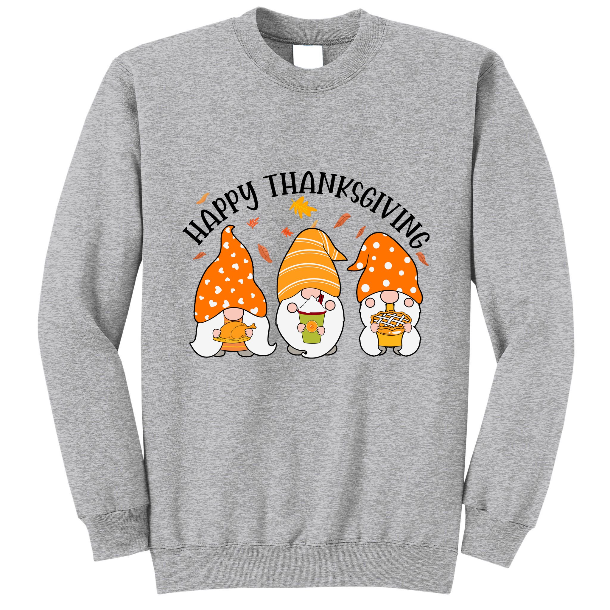Happy Thanksgiving Gnome Festive Holiday Tall Sweatshirt