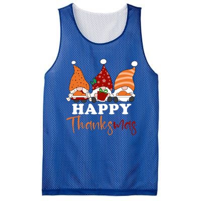 Happy Thanksmas Gnomes Thanksgiving Christmas Great Gift Mesh Reversible Basketball Jersey Tank