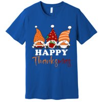 Happy Thanksmas Gnomes Thanksgiving Christmas Great Gift Premium T-Shirt