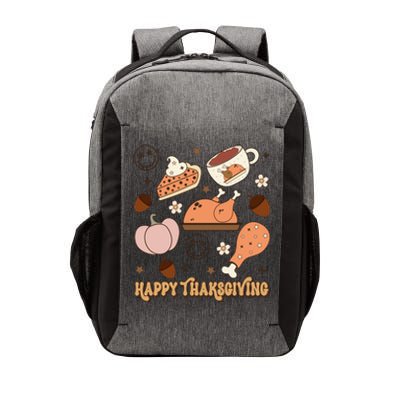 Happy Thanksgiving Groovy Family Thanksgiving Matching Outfits Vector Backpack