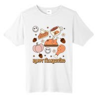 Happy Thanksgiving Groovy Family Thanksgiving Matching Outfits Tall Fusion ChromaSoft Performance T-Shirt