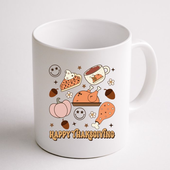 Happy Thanksgiving Groovy Family Thanksgiving Matching Outfits Coffee Mug