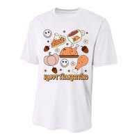 Happy Thanksgiving Groovy Family Thanksgiving Matching Outfits Performance Sprint T-Shirt