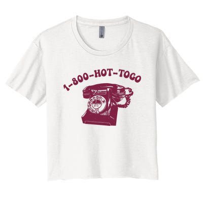 Hot To Go Women's Crop Top Tee