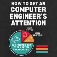 How To Get Engineers Attention Funny Computer Engineering Knit Cap Winter Beanie