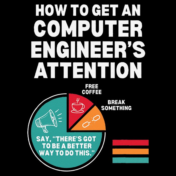 How To Get Engineers Attention Funny Computer Engineering Cropped Pullover Crew