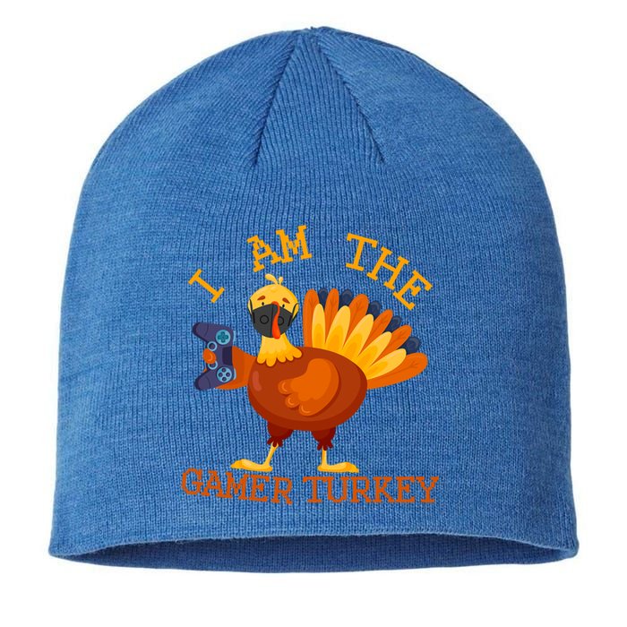 Happy Thanksgiving Gamer Turkey Mask Matching Family Group Gift Sustainable Beanie