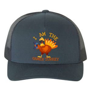 Happy Thanksgiving Gamer Turkey Mask Matching Family Group Gift Yupoong Adult 5-Panel Trucker Hat