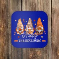 Happy Thanksgiving Gnomes Turkey Day Family Dinner Great Gift Coaster