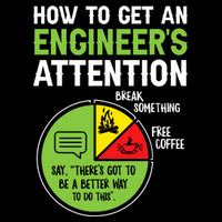 How To Get An Engineer's Attention  Baby Bodysuit