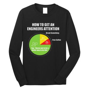 How To Get An Engineers Attention Engineering Long Sleeve Shirt