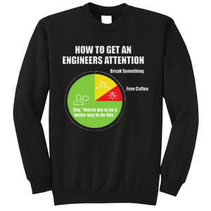 How To Get An Engineers Attention Engineering Sweatshirt