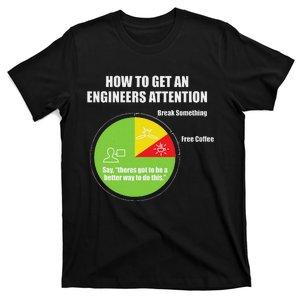 How To Get An Engineers Attention Engineering T-Shirt