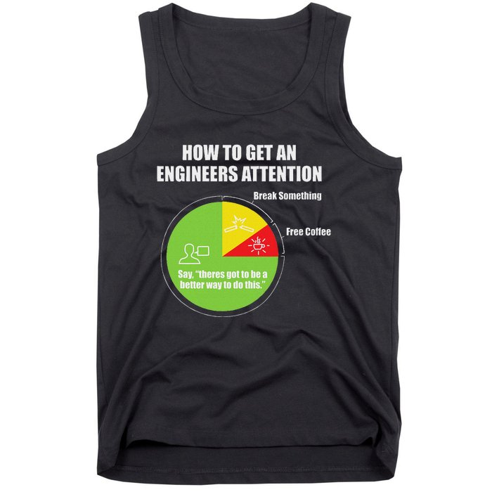 How To Get An Engineers Attention Engineering Tank Top