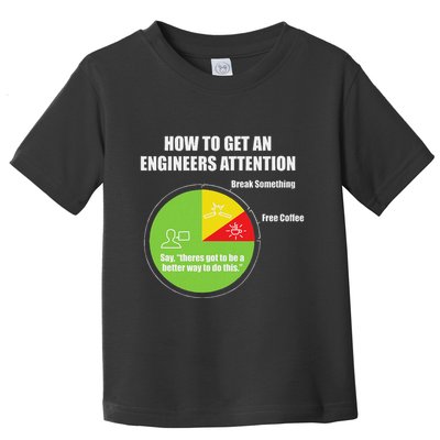 How To Get An Engineers Attention Engineering Toddler T-Shirt