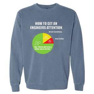 How To Get An Engineers Attention Engineering Garment-Dyed Sweatshirt