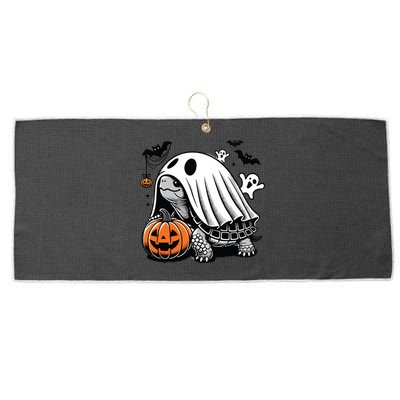 Halloween Turtle Ghost Pumpkin Costume Terrapin Tortoise Large Microfiber Waffle Golf Towel