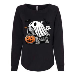 Halloween Turtle Ghost Pumpkin Costume Terrapin Tortoise Womens California Wash Sweatshirt