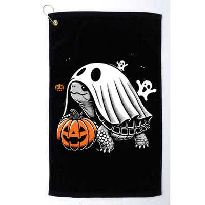 Halloween Turtle Ghost Pumpkin Costume Terrapin Tortoise Platinum Collection Golf Towel