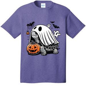 Halloween Turtle Ghost Pumpkin Costume Terrapin Tortoise T-Shirt