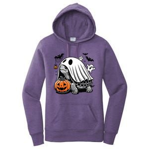 Halloween Turtle Ghost Pumpkin Costume Terrapin Tortoise Women's Pullover Hoodie