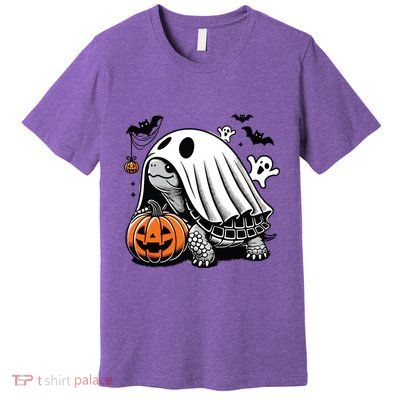 Halloween Turtle Ghost Pumpkin Costume Terrapin Tortoise Premium T-Shirt