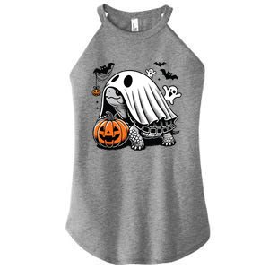 Halloween Turtle Ghost Pumpkin Costume Terrapin Tortoise Women's Perfect Tri Rocker Tank