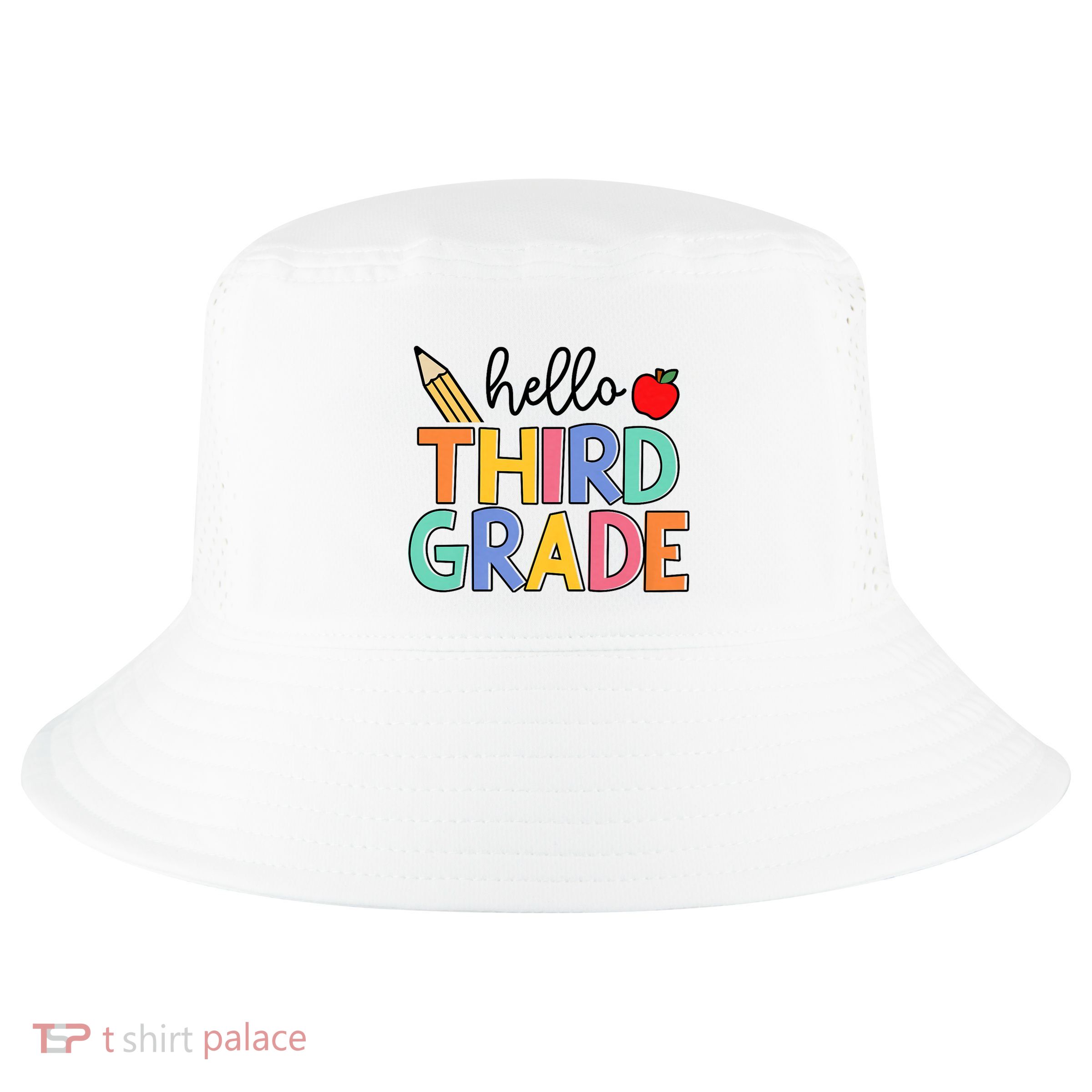 Hello Third Grade Team 3rd Grade Back To School Teacher Cool Comfort Performance Bucket Hat