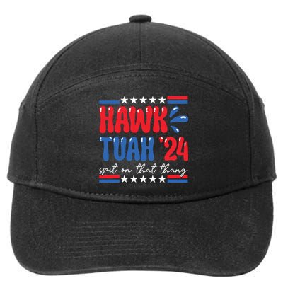 Hawk Tuah Giveem That Hawk Tuah Spit On That Thang 7-Panel Snapback Hat