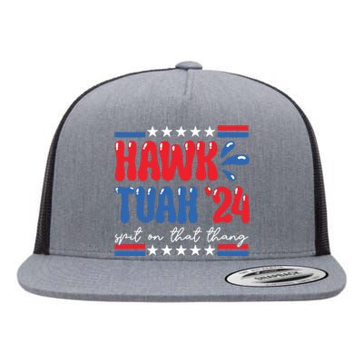 Hawk Tuah Giveem That Hawk Tuah Spit On That Thang Flat Bill Trucker Hat