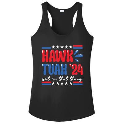 Hawk Tuah Giveem That Hawk Tuah Spit On That Thang Ladies PosiCharge Competitor Racerback Tank