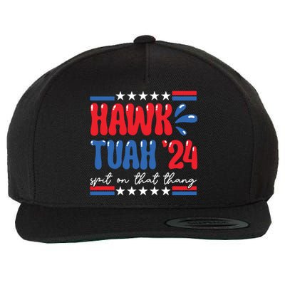 Hawk Tuah Giveem That Hawk Tuah Spit On That Thang Wool Snapback Cap