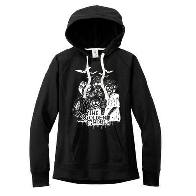 Halloween The Golden Ghouls Zombie Scary Horror Women's Fleece Hoodie