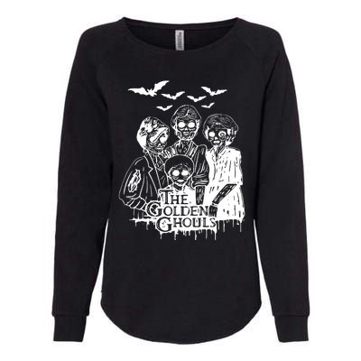 Halloween The Golden Ghouls Zombie Scary Horror Womens California Wash Sweatshirt