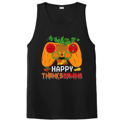 Happy Thanksgiving Gaming Game Controller Fall Pumpkin Lover PosiCharge Competitor Tank