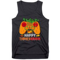 Happy Thanksgiving Gaming Game Controller Fall Pumpkin Lover Tank Top