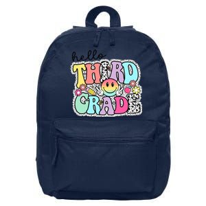 Hello Third Grade Team 3rd Grade Girl Teacher Back To School 16 in Basic Backpack