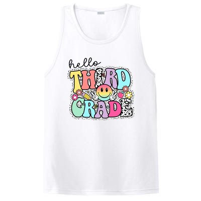 Hello Third Grade Team 3rd Grade Girl Teacher Back To School PosiCharge Competitor Tank