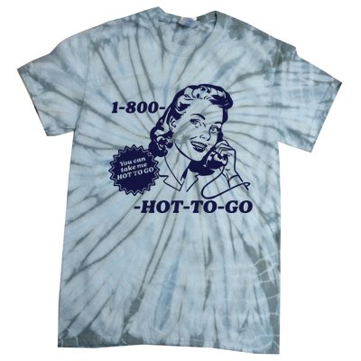 Hot To Go Lesbian Pride Sapphic Tie-Dye T-Shirt